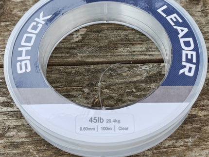 Axia Sea Fishing Shock Leader Line - Clear - 100m Spools