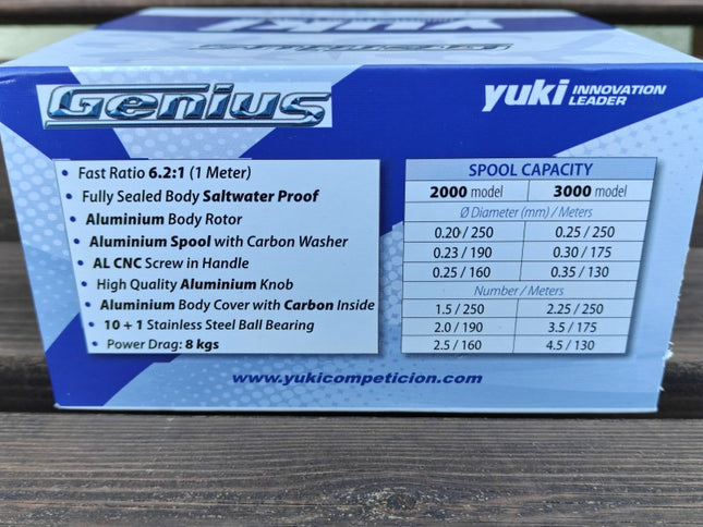 Ex Display Yuki Genius 3000 Size Fixed Spool Fishing Reel 11 BB