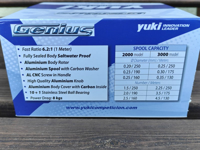 Ex Display Yuki Genius 3000 Size Fixed Spool Fishing Reel 11 BB