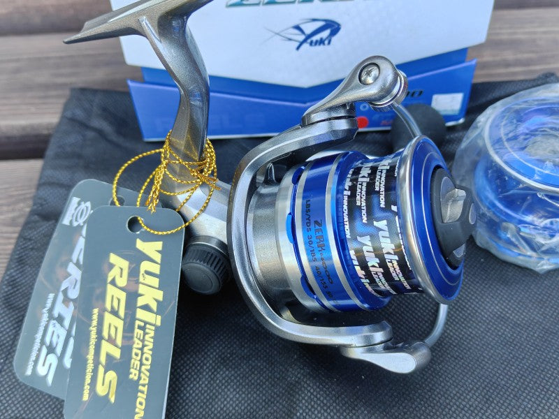 Ex Display Yuki Zerk 4000 Size Fixed Spool Match Fishing Reel Plus Spare Spool