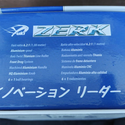 Ex Display Yuki Zerk 4000 Size Fixed Spool Match Fishing Reel Plus Spare Spool