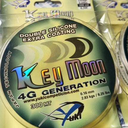Yuki 4G Key Moon Premium Fishing Line 300M Spool