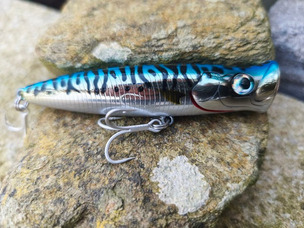 Fishus Lurenzo Ubuntu Surface Popper Bass Fishing Lures 9.5cm 16g