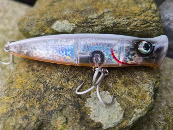 Fishus Lurenzo Ubuntu Surface Popper Bass Fishing Lures 9.5cm 16g
