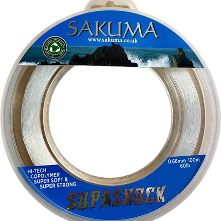 Sakuma Supashock Shock Leader Fishing Line 100m Spools