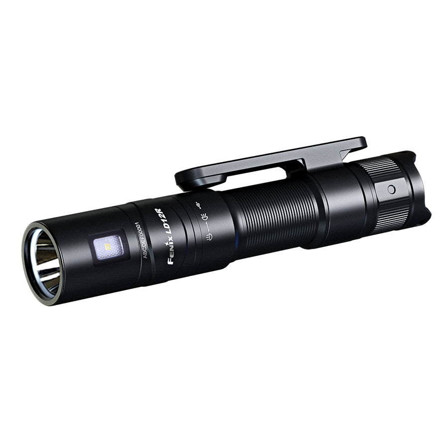 Fenix LD12R 600 Lumens Dual Light Source Rechargeable Torch -  With Magnetic Clip