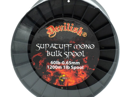 Devilish Supatuff Heavy Mono Bulk Spools Fishing Line 60lb 80lb 100lb Sizes