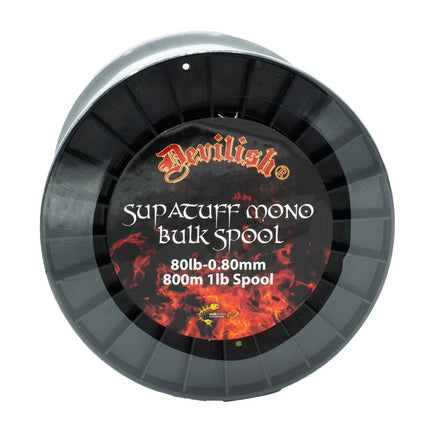Devilish Supatuff Heavy Mono Bulk Spools Fishing Line 60lb 80lb 100lb Sizes