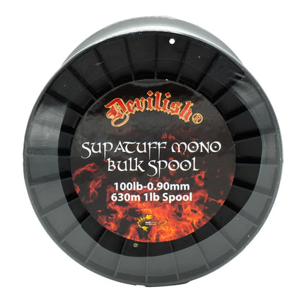 Devilish Supatuff Heavy Mono Bulk Spools Fishing Line 60lb 80lb 100lb Sizes