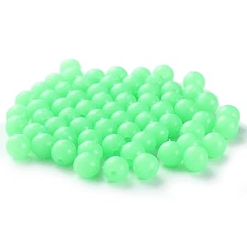 Tronixpro 8mm Luminous Round beads Max Pack Ideal For Fishing Rig Making