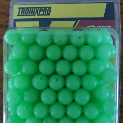 Tronixpro 8mm Luminous Round beads Max Pack Ideal For Fishing Rig Making