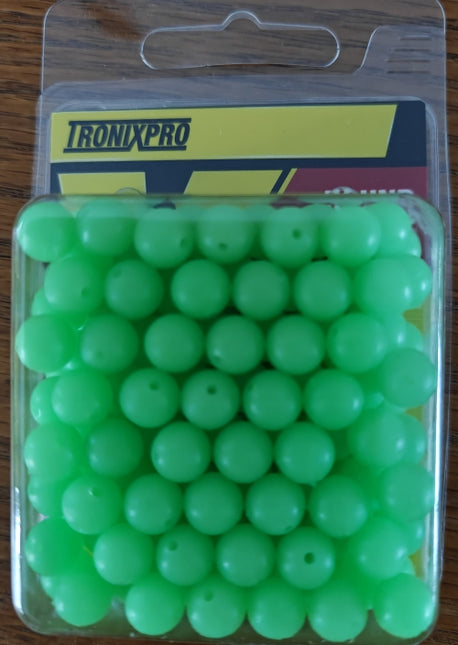 Tronixpro 8mm Luminous Round beads Max Pack Ideal For Fishing Rig Making