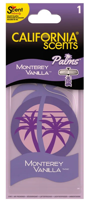California Scents  Palms Car Air Fresheners