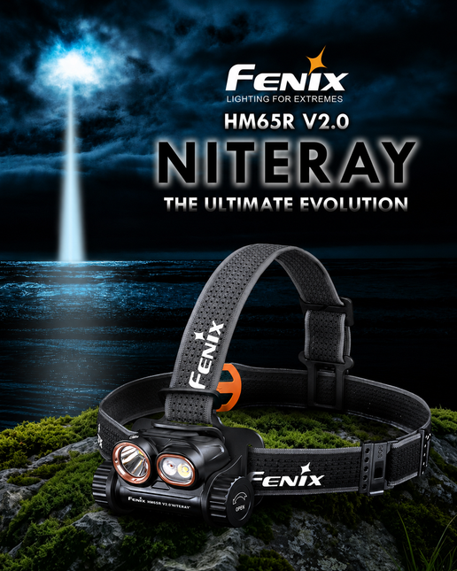 Fenix HM65R V2.0 NITERAY Headlamp UK Special Edition