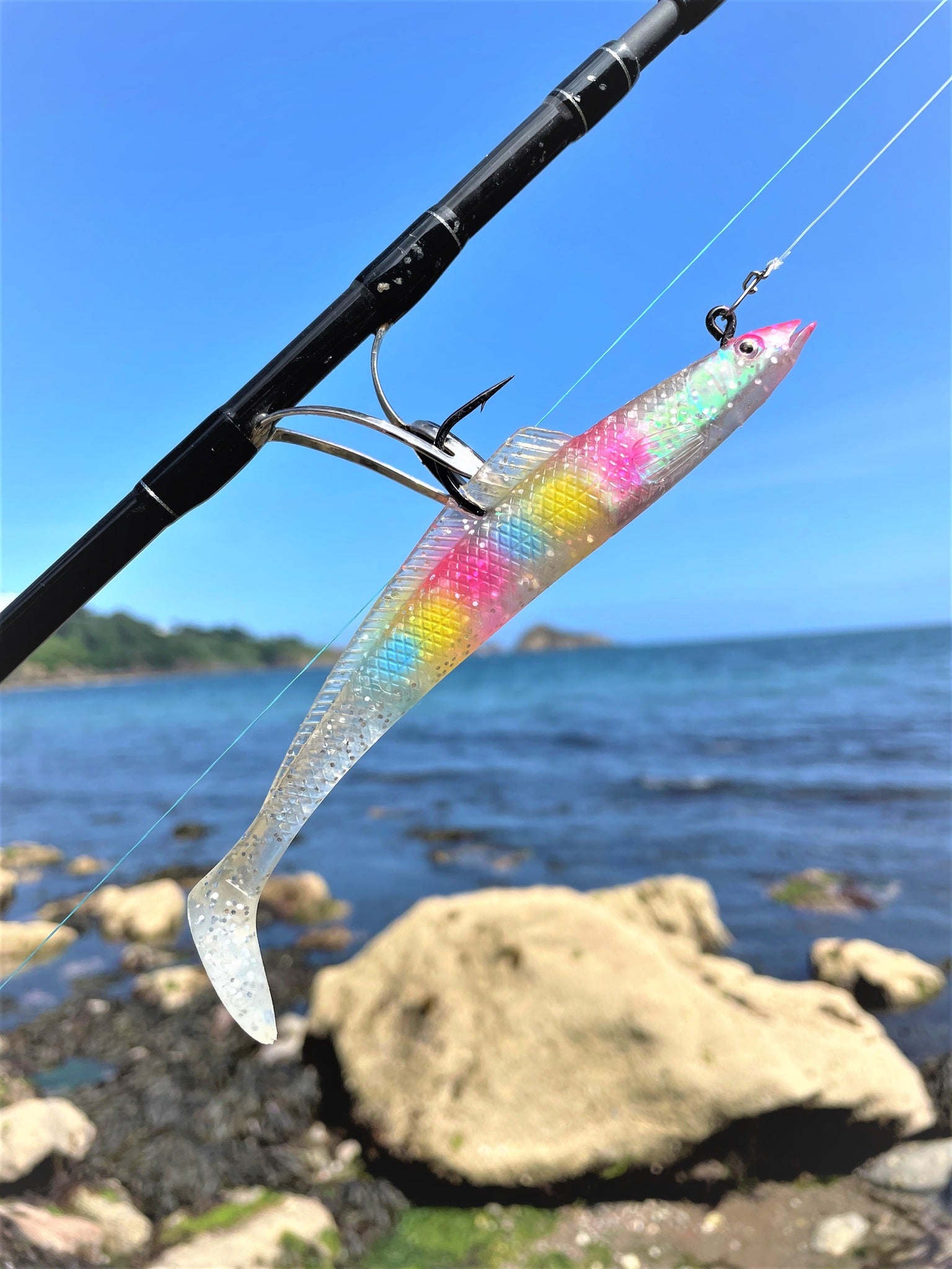 Sidewinder Glitter King Sandeel Fishing Lures