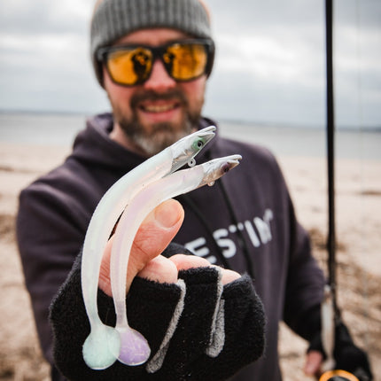 Westin Limited Edition Sandy Andy Jig Bass Fishing Lures Green and Purple Pearlescent Colours