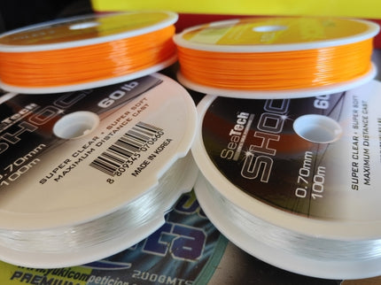 Seatech Sea Fishing Shock Leader Line 100m Spool