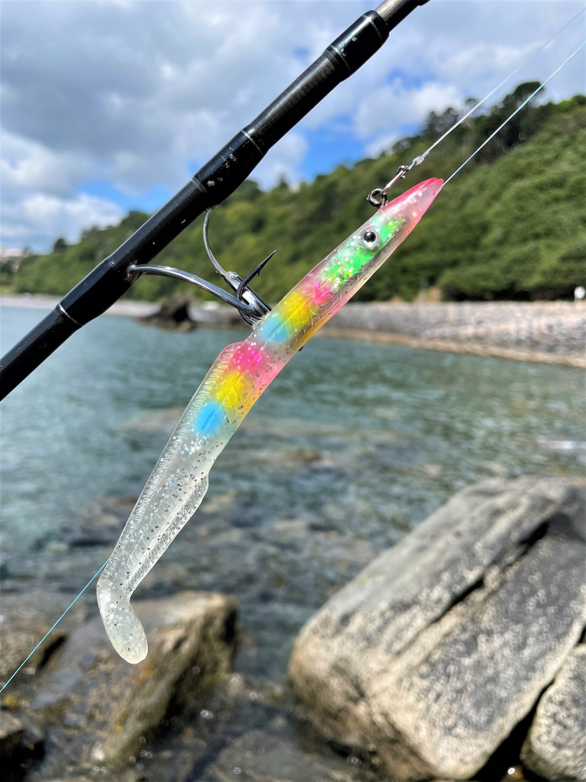 Sandeel Sidewinder Glitter King Skerries Eel Sandeel Fishing Lures – Shut Up ...