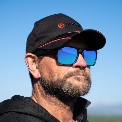 Akios Polarised Blue Lens Fishing Sunglasses