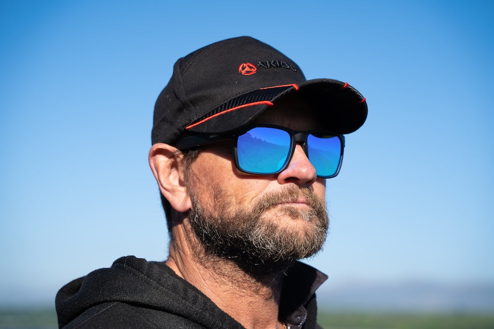 Akios Polarised Blue Lens Fishing Sunglasses