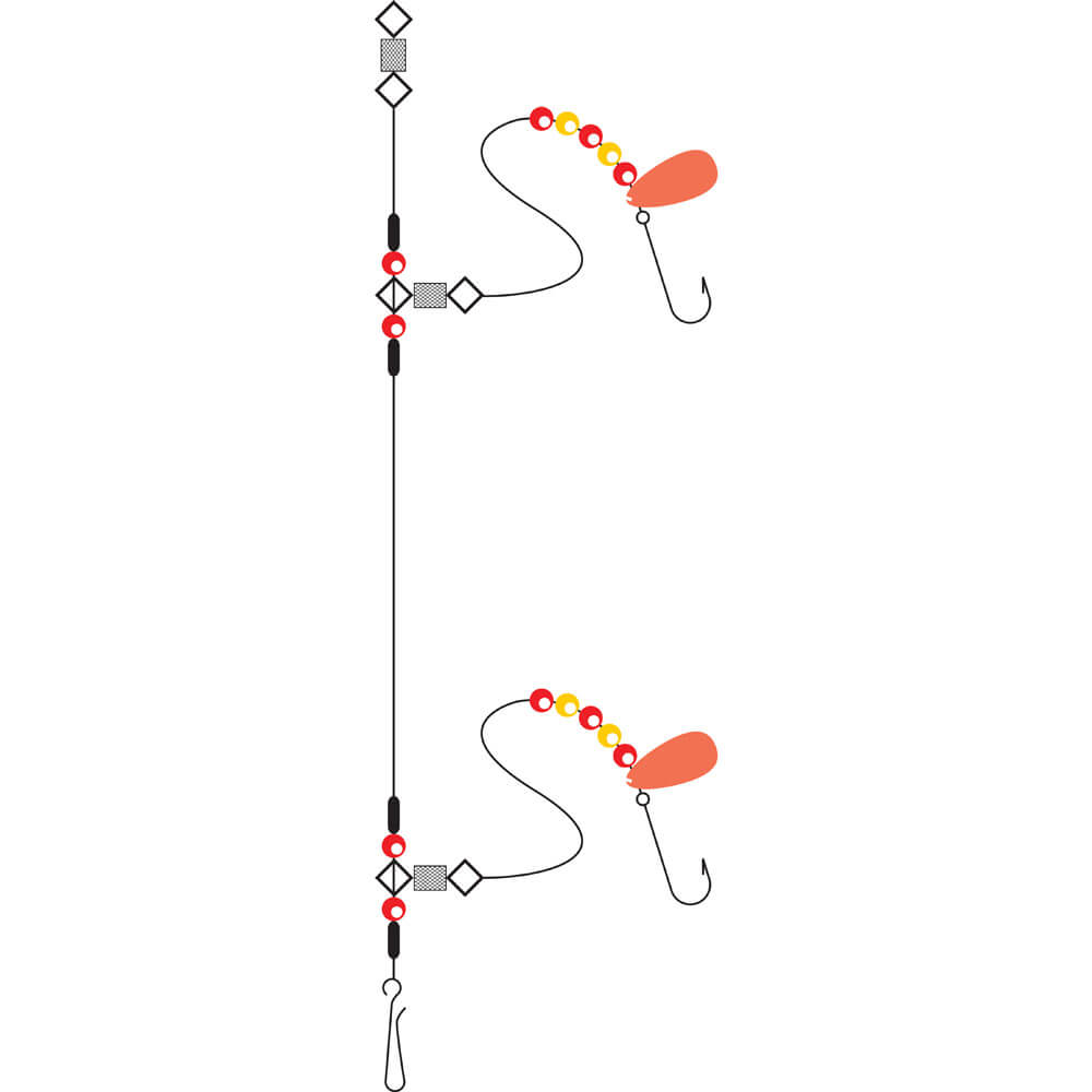 Axia Flattie Flapper Sea Fishing Rigs