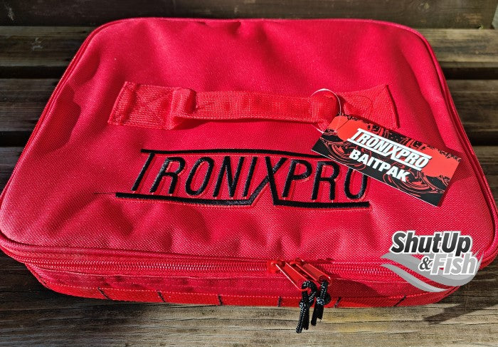 Tronixpro Bait Pack Red Cool Bag Ideal For Sea Fishing Bait