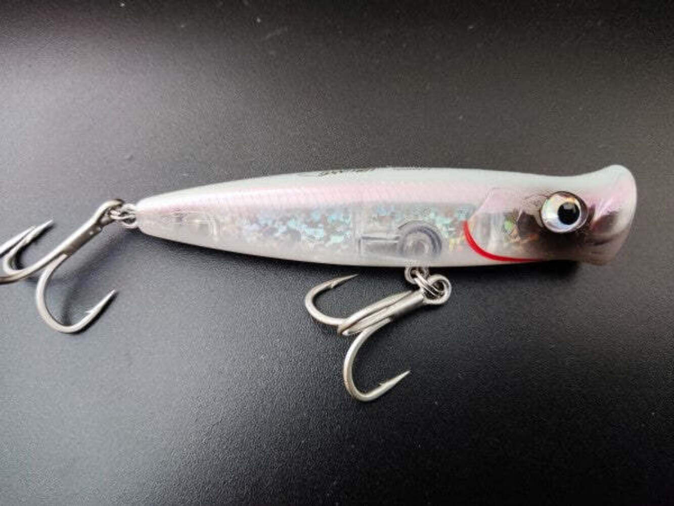 Fishus Lurenzo Ubuntu Surface Popper Bass Fishing Lures 9.5cm 16g