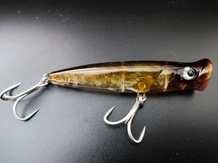 Fishus Lures Ubuntu Surface Popper Bass Fishing Lure 9.5cm 16g