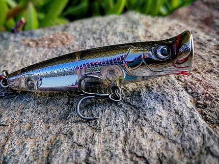 Fishus Lures Ubuntu Surface Popper Bass Fishing Lure 9.5cm 16g