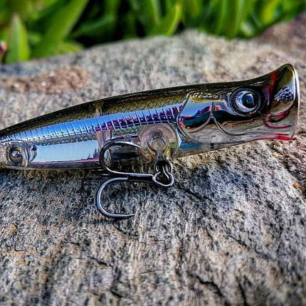 Fishus Lures Ubuntu Surface Popper Bass Fishing Lure 115mm 32g
