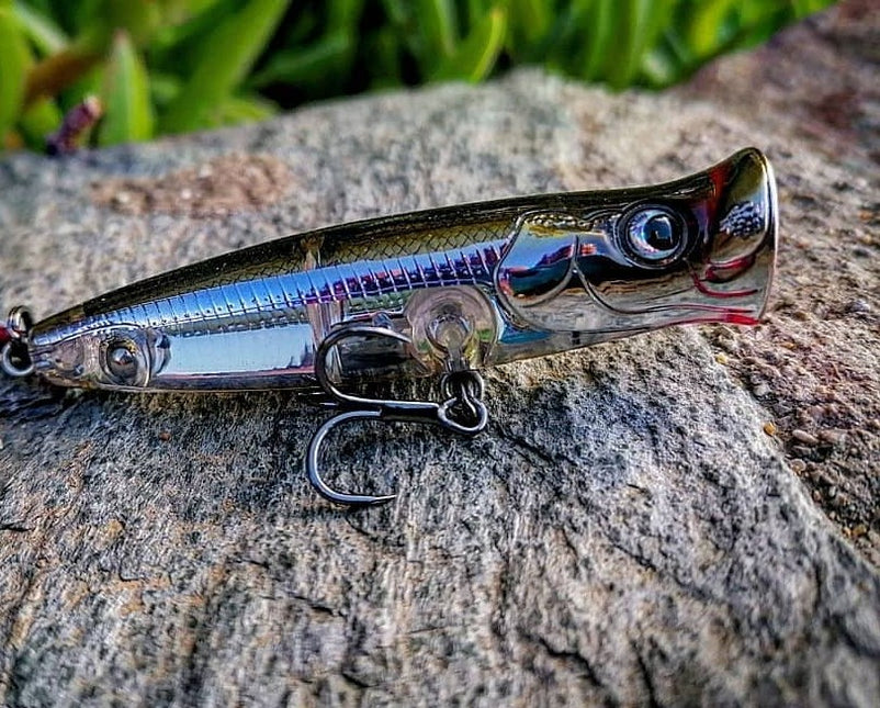 Fishus Lures Ubuntu Surface Popper Bass Fishing Lure 9.5cm 16g