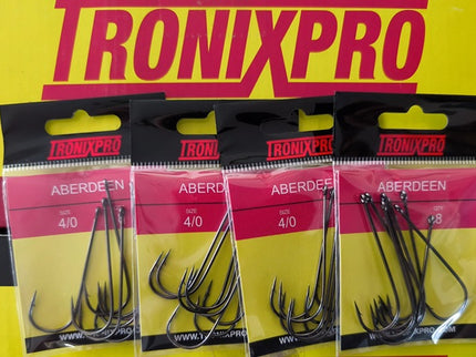 Bulk Buy Tronixpro Sea Fishing Hooks Aberdeen | Size 4/0 | 4 Packs