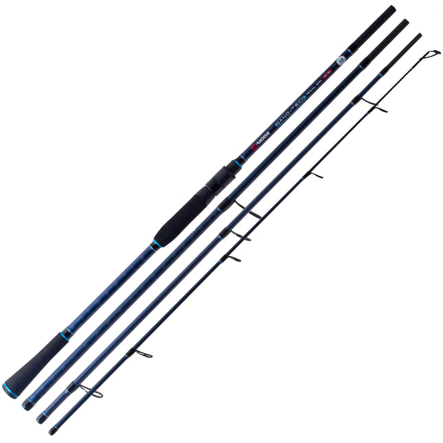 Akios Nano Tech Travel Spin Fishing Rod 4 Piece 9ft 15-40g
