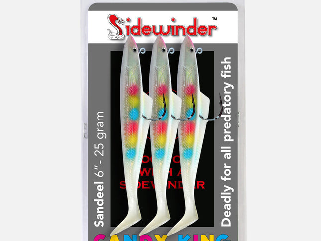 Sidewinder Candy King Sandeel Fishing Lures
