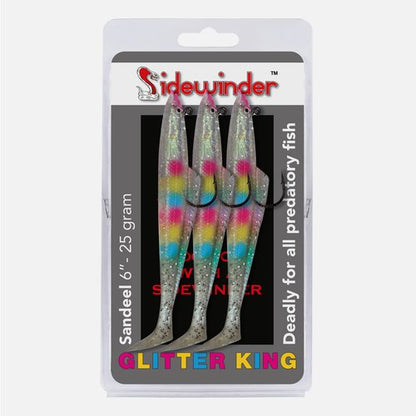 Sidewinder Glitter King Sandeel Fishing Lures