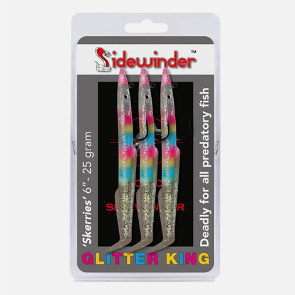 Sidewinder Glitter King Skerries Eel Sandeel Fishing Lures