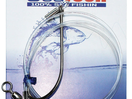 Bulk Buy 5 x Seatech Conger Fishing Trace With 9/0 Hook - 250lb Line