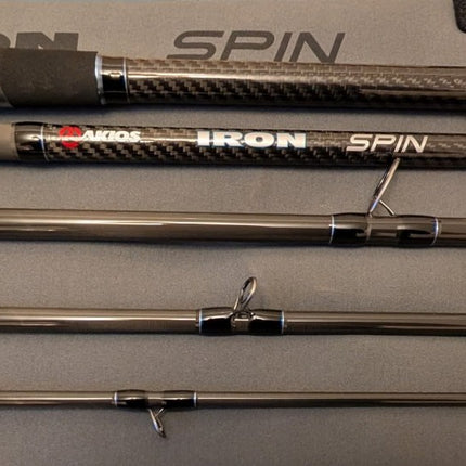 Akios Iron Spin 5 Piece Travel Fishing Rod 11ft 6"