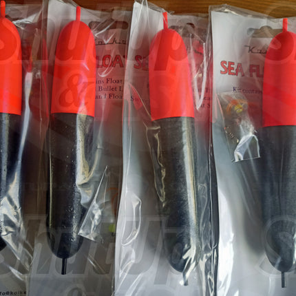 Koike Jumbo Sea Fishing Float Kits 19cm x 4 Kits - Seconds See Description