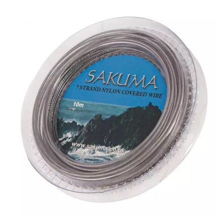 Sakuma Fishing Nylon Covered Trace Wire 200lb Strength