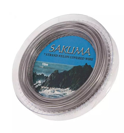 Sakuma Fishing Nylon Covered Trace Wire 200lb Strength