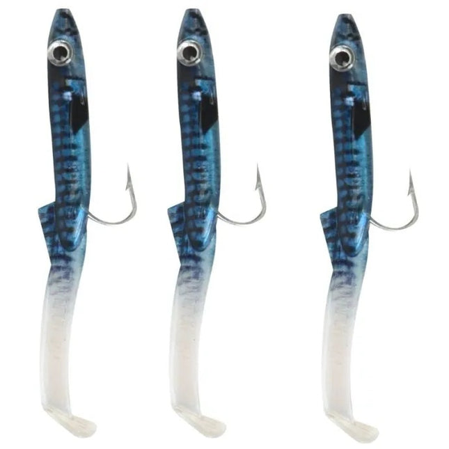 Ragot Raglou 3D Eel Soft Fishing Lures -  120mm  3 Per Pack
