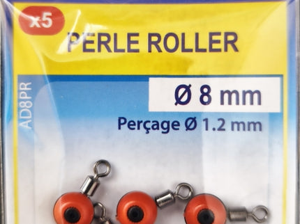Flashmer Rotary beads And Swivel 8mm 5 Per Pack