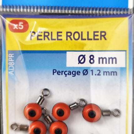 Flashmer Rotary beads And Swivel 8mm 5 Per Pack