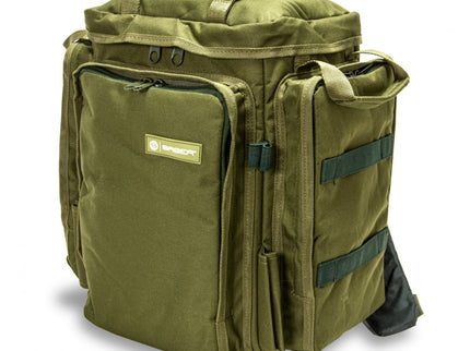 Saber Supra Compact Green Fishing Rucksack