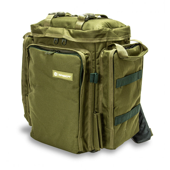 Saber Supra Compact Green Fishing Rucksack