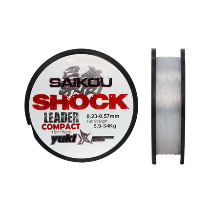 Yuki Saikou Compact Shock Leader Fishing Line 15m x 5 Per Spool