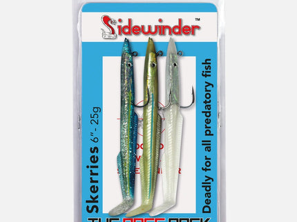 Sidewinder Skerries The Bass Pack Sandeel Fishing Lures 6