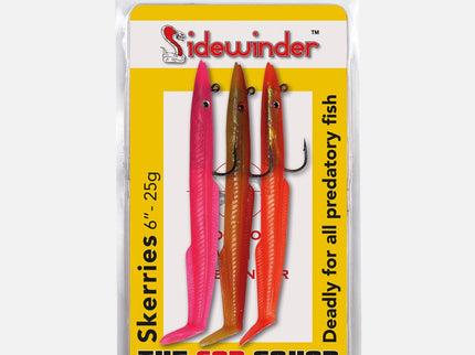 Sidewinder Skerries Cod Squad Sandeel Fishing Lures