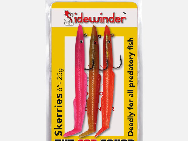Sidewinder Skerries Cod Squad Sandeel Fishing Lures